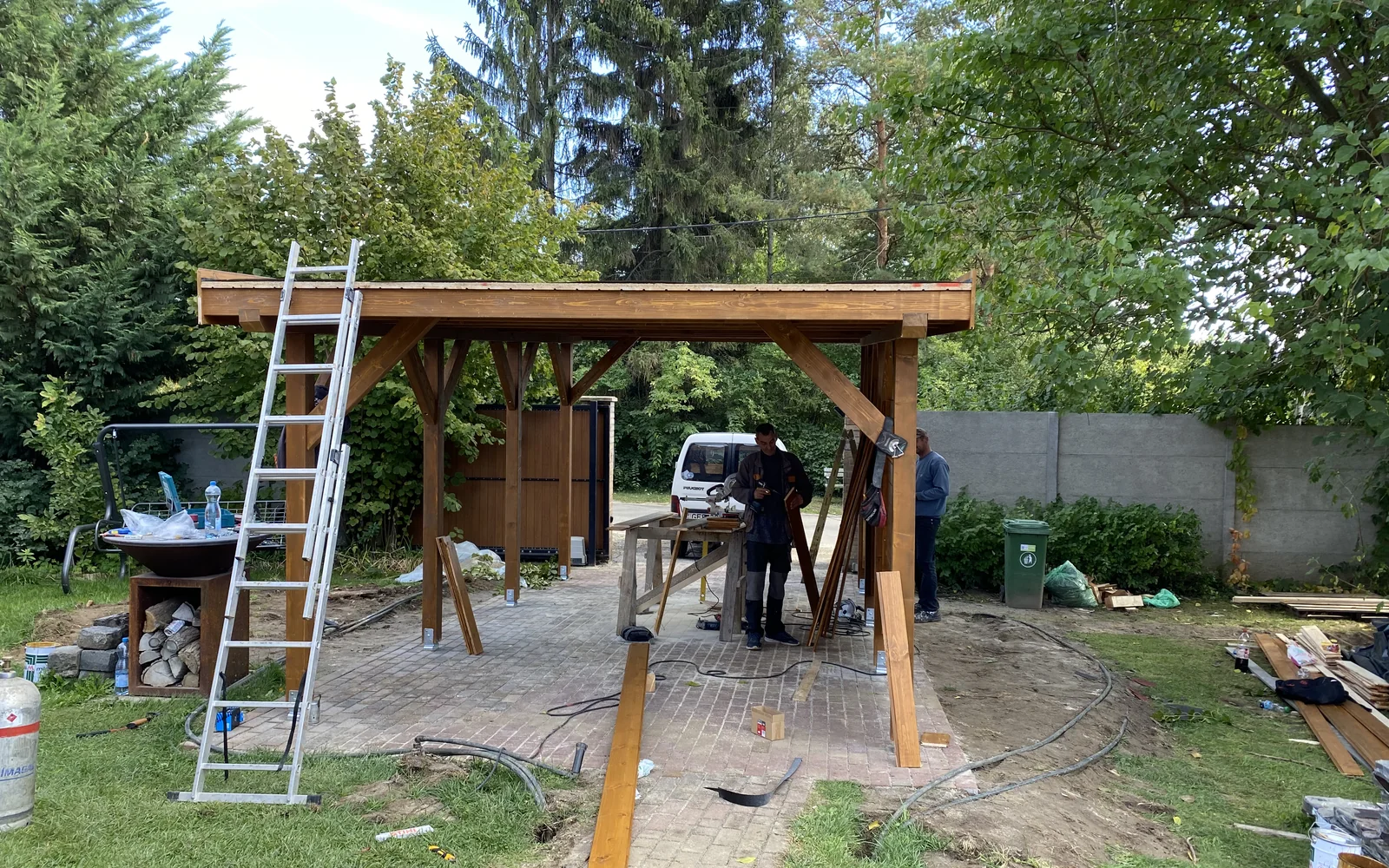 Carport in Holzbauweise